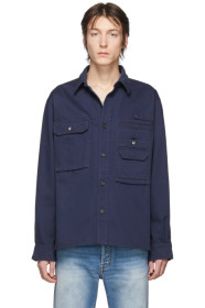 Acne Studios - Navy Twill Vented Shirt