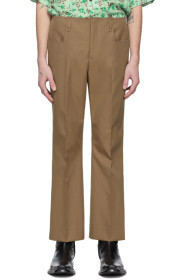 Acne Studios - Brown Twill Bootcut Trousers