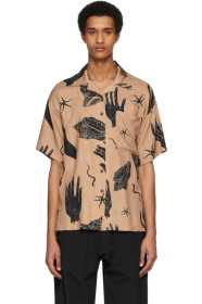 Acne Studios - Pink Shell Print Short Sleeve Shirt