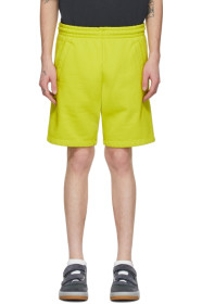 Acne Studios - Yellow Fleece Shorts