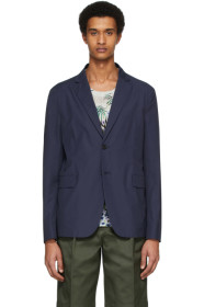 Acne Studios - Blue Poplin Suit Blazer