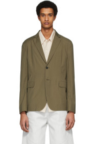 Acne Studios - Green Poplin Suit Blazer