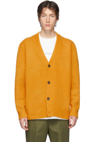 Acne Studios - Orange Cashmere Kabelo Cardigan