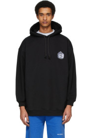 Acne Studios - Black Headquarter Print Hoodie