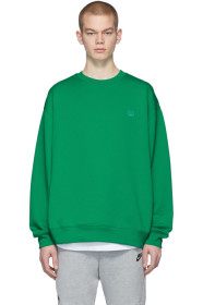 Acne Studios - Green Oversized Face Sweatshirt