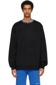 Acne Studios - Black Logo Neck Sweatshirt