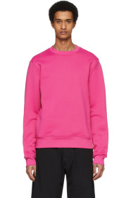 Acne Studios - Pink Logo Zip Sweatshirt