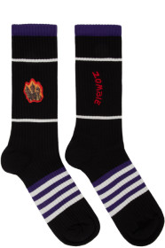 Acne Studios - Black Monster in My Pocket Edition Konster Socks