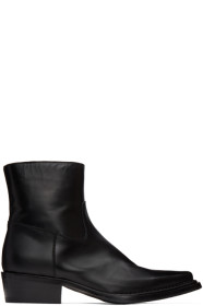 Acne Studios - Black Square Toe Boots