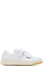 Acne Studios - Baskets à brides blanches Perey
