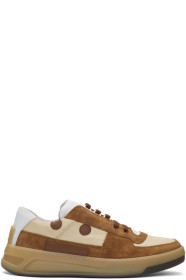 Acne Studios - Baskets lacées brunes et beiges Perey