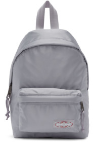Eastpak - Sac à dos en satin argenté Orbit