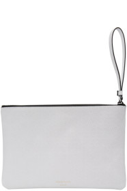 Common Projects - Pochette en cuir blanche Medium