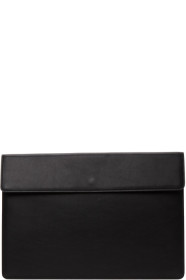 Common Projects - 黑色 Dossier 皮革手拿包