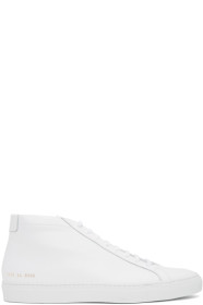Common Projects - ホワイト オリジナル アキレス ミッド スニーカー