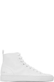 Common Projects - 白色 Tournament 高帮运动鞋