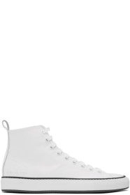 Common Projects - 白色 Tournament 帆布高帮运动鞋