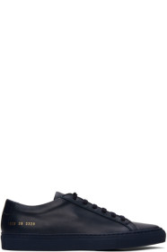 Common Projects - 海军蓝 Achilles 运动鞋