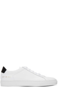 Common Projects - 白色 & 黑色 Retro 运动鞋