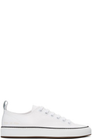 Common Projects - 白色 Tournament 帆布运动鞋