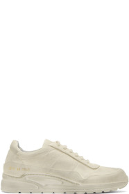 Common Projects - 白色 Cross Trainer 皮革运动鞋