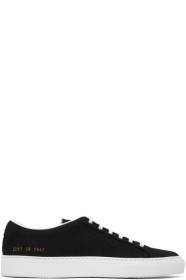 Common Projects - 黑色 Premium Achilles 运动鞋
