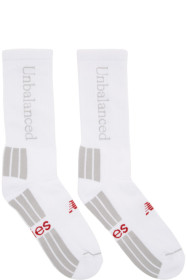 Aries - 白色 New Balance 联名 Unbalanced 中筒袜
