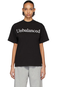 Aries - New Balance Edition ブラック Unbalanced T シャツ