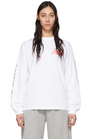 Aries - White New Balance Edition Long Sleeve T-Shirt