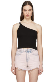 Aries - Black Asymmetric Tank Top