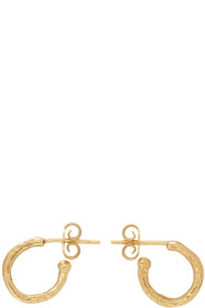 Alighieri - Gold 'The Morning Hour' Hoop Earrings