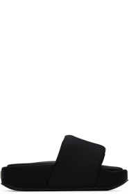 Y-3 - Black Twill Slides