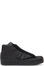 Y-3 - 黑色 Yohji Pro 高帮运动鞋