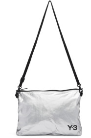 Y-3 - Sac argenté Sacoche