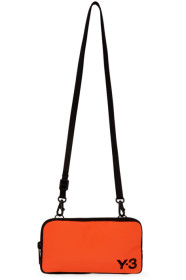 Y-3 - Pochette à mousquetons orange