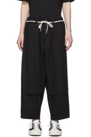 Y-3 - Pantalon cargo écourté noir Workwear
