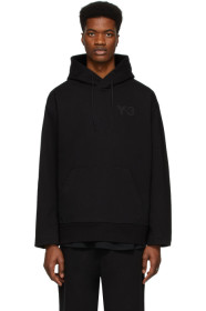 Y-3 - Black Classic Chest Logo Hoodie