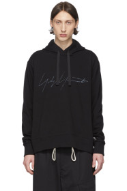 Y-3 - Black Distressed Signature Hoodie
