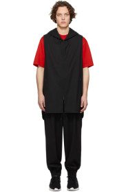 Y-3 - Black Craft 3-Stripes Hooded Vest