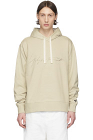 Y-3 - Off-White Distressed Signature Hoodie