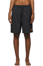 Y-3 - Black Logo Swimsuit