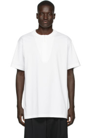 Y-3 - White Classic Short Sleeve Henley