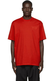 Y-3 - Red Logo T-Shirt