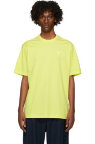 Y-3 - Yellow Logo T-Shirt