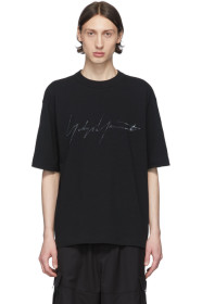 Y-3 - Black Distressed Signature T-Shirt