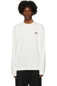 Y-3 - White Alleyway Graphic Long Sleeve T-Shirt
