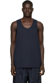Y-3 - Navy Classic Logo Tank Top