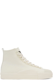 Y-3 - Off-White Yuben Mid Sneakers