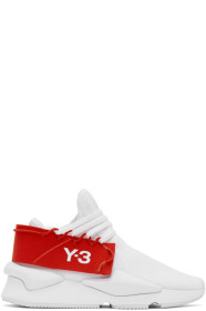 Y-3 - White & Red Kaiwa Sneakers