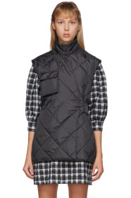 GANNI - Black Ripstop Quilt Vest